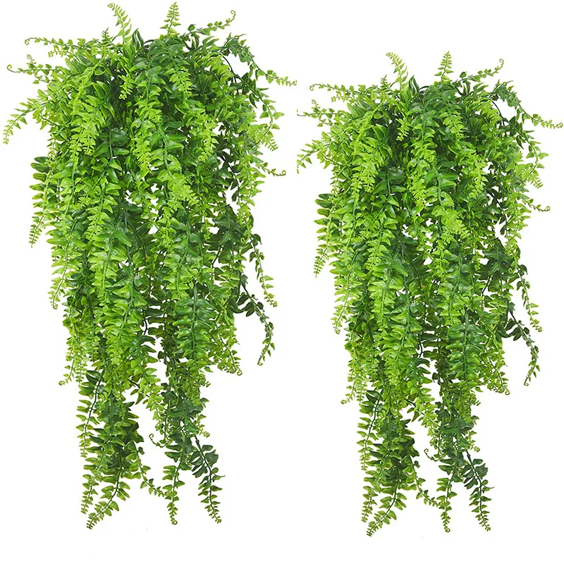 String Of Pearls Plant - 90 センチメートル人工植物つる家の装飾ぶら下げプラスチック葉草花輪屋外ウェディングパーティーの装飾偽籐アイビー