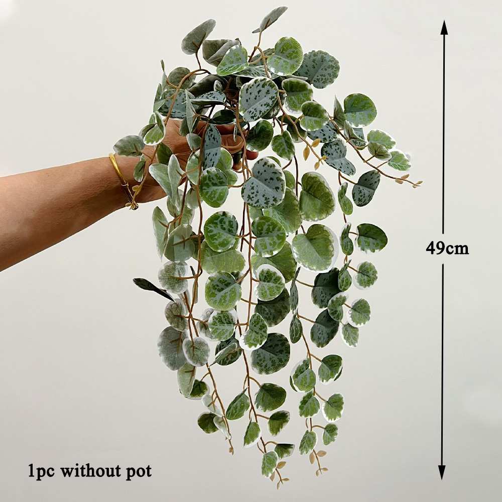 人工ユーカリの葉,偽のつる植物,壁の植物,結婚式のための籐, - String Of Pearls Plant のレビューと価格