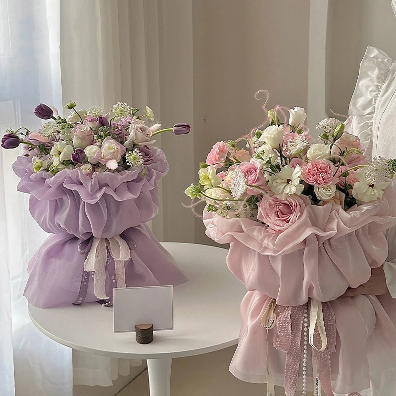 1枚入り スイーツプリンセススカート型弾性包装フィルム、花柄 - String Of Pearls Plant のレビューと価格