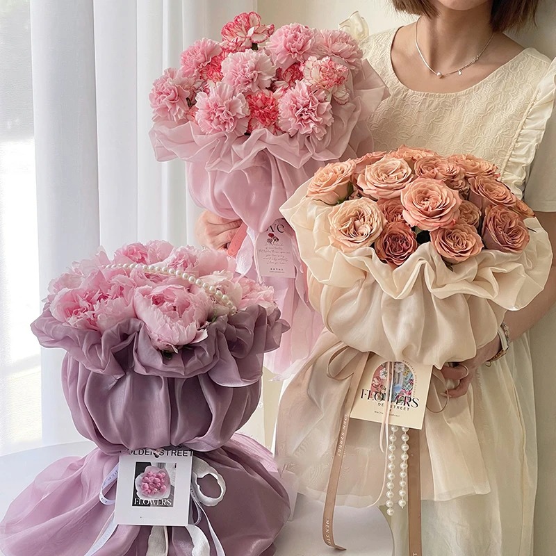 1枚入り スイーツプリンセススカート型弾性包装フィルム、花柄 - String Of Pearls Plant のレビューと価格