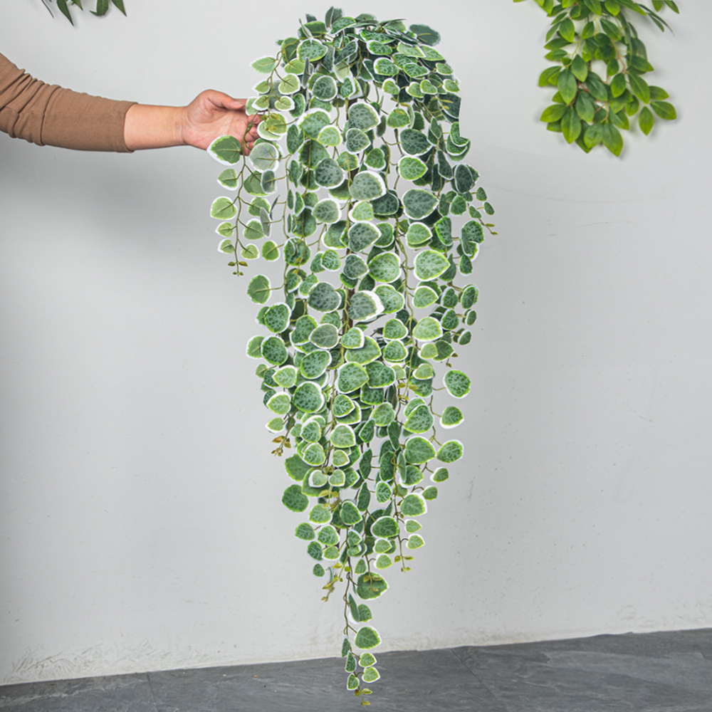 60-80 センチメートル人工つる熱帯ユーカリ植物プラスチッ - String Of Pearls Plant のレビューと価格