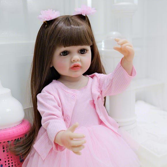 リアルなベティ リボーンベビー 55CM -NPK 全身防水 - Philodendron Pink Princess のレビューと価格