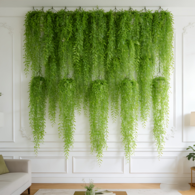 10個入り スプリング型 人工ユーカリのつる 人工観葉植物  - String Of Pearls Plant のレビューと価格