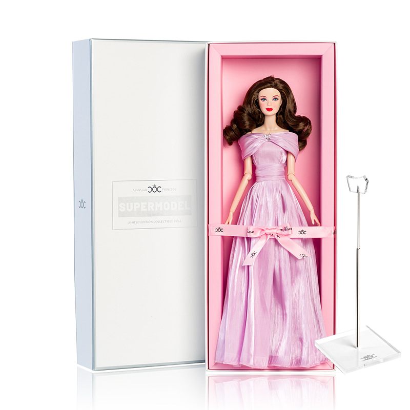 32cmスーパーモデルドール、服付き、ドールホルダー付きスー - Philodendron Pink Princess のレビューと価格