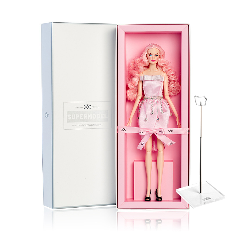 32cmスーパーモデルドール、服付き、ドールホルダー付きスー - Philodendron Pink Princess のレビューと価格