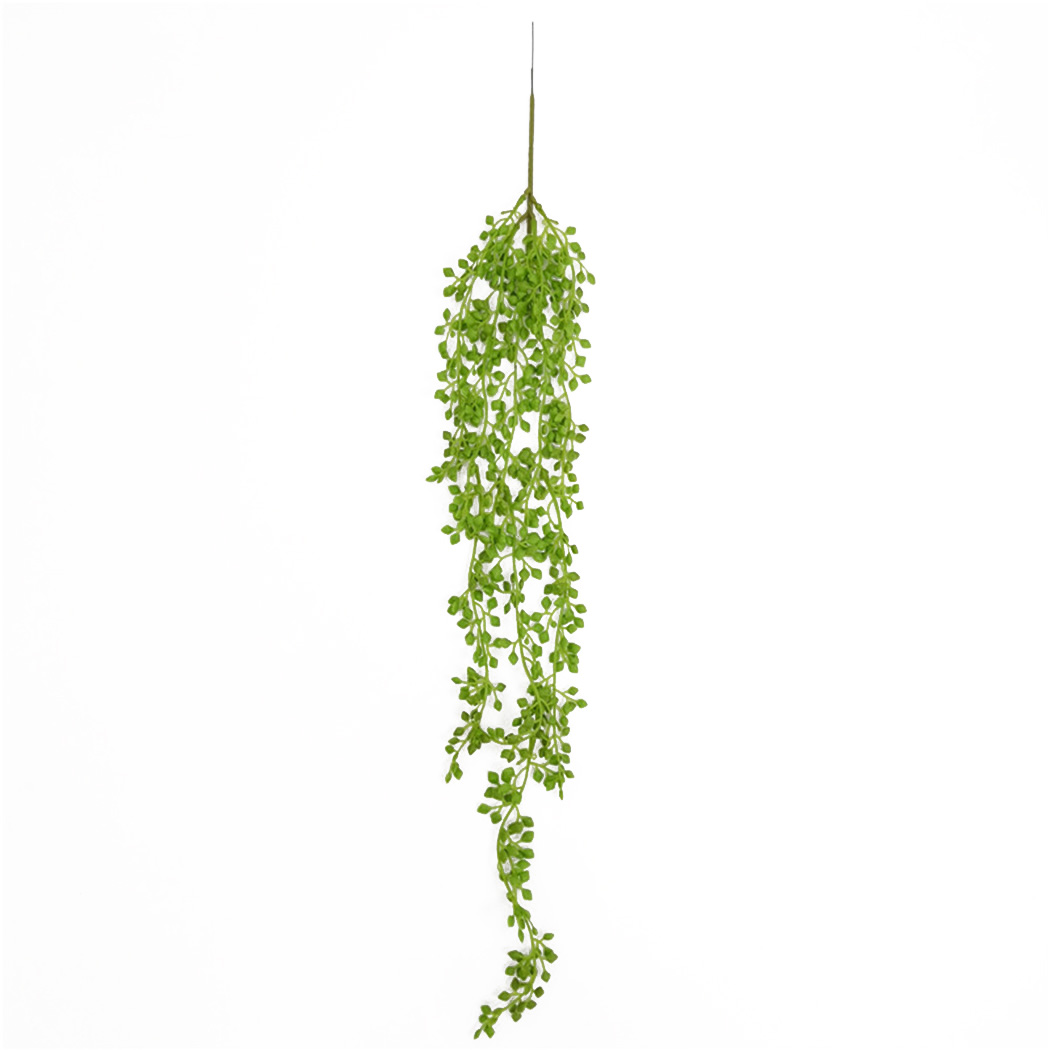 人工植物つる壁掛け籐の葉の枝屋外庭家の装飾プラスチック偽のシ - String Of Pearls Plant のレビューと価格